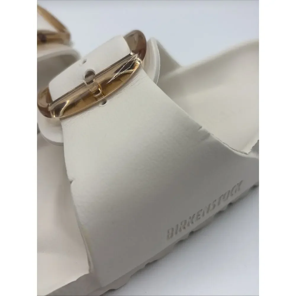 Birkenstock - Women's Recovery Big Buckle Slide Sandal Madrid EVA Eggshell READ